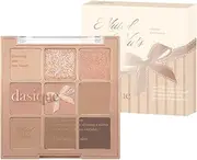 dasique Shadow Palette #24 Muted Nuts 7.5g I 9 Blendable Shades in Smooth Matte and Shimmer Finishes with Gorgeous Pearls | Eye Makeup Palette | Cruelty Free | K-beauty
