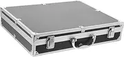 LOORGVEL Aluminum Alloy Storage Case Portable Multi Functional Toolbox for Medicine Makeup Accessories Durable Capacity with Strengthened Handle Moisture Resistant Clasp