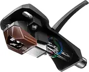 Audio Technica AT-VM95SH/H Headshell/Dual Moving Magnet Cartridge Combo Kit (Black/Brown)