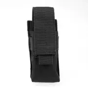 MOLLE Modular Tactical Nylon Utility Tools Knife OC Spray Torch Pouch Holster BK
