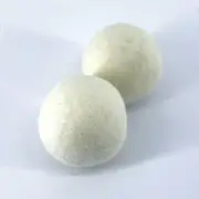 Wool Dryer Balls 2 pack 100% Natural Softens Laundry Reduce Dry Time Economical