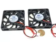 2 Pieces 24v 60mm Gdstime DC 2P 6010 6cm 60x10mm Cooling Exhaust Fan c26