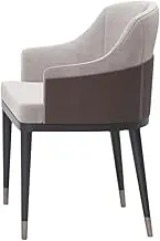 CVBFDB Dining Chair Moderns Simples Comfortable Log Backrest Chair Sub Small Household Cafe Model Room Negotiation Chair