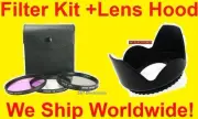 FILTER KIT CPL FLD UV+LENS HOOD 67mm to SONY DSC-R1, P900, TAMRON SP AF 28-135mm