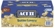 ACT II Butter Lovers Microwave Popcorn (2.75 oz., 32 pk.) FREE SHIPPING.