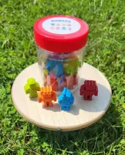 Robot Crayons, Kids Christmas Gifts, Kids Party Favors, Crayons, Robot Men