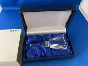TRAPEZOID CRYSTAL WINE BOTTLE TOP STOPPER WS02 Etching, Laser Engraving Gift Box
