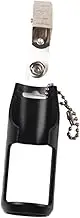 Perfk Fly Fishing Floatant Bottle Holder Fishing Accessories for Beginner Anglers Attach to Fly Vest Convenient Sturdy, Black
