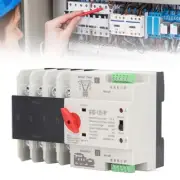 4P Automatic Transfer Switch 35mm Rail Mount Dual Power Generator Changeover^
