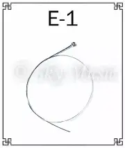 New Paititi Violin String E Ball End 1/4 Size Violin Steel Core High Quality