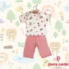 【pierre cardin 皮爾卡登】女兒童可愛草莓短袖兩件式套裝/居家服(KD240063白粉)