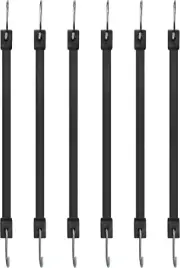 Rubber Bungee Cords with Hooks, 21 Inch Bungee Cords Heavy Duty Outdoor, Flat Bu