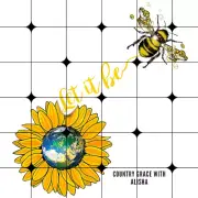 Sublimation Print Sunflower Let It Be Bee Ready to Press Heat Transfer
