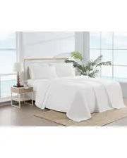 SCOUT Pick Stitch Cotton Percale Sheet Set