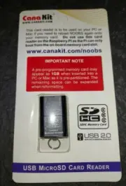 New Mini MicroSD USB 2.0 Reader by CanaKit