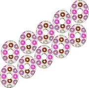 Freestyle Libre Adhesive Patch Precut Donuts Design Adhesive Patches with Split Backing, Easy to Apply x 10 Pack