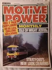 Motive Power #7 July 1986 FREE SHIPPING Birmingham, Ryde-Shanklin, Isle of Wight
