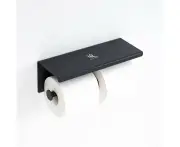 NR Toilet Paper Holder Toilet Tissue Holder for Bathroom Toilet Paper Roll Holder Silver Toilet Paper Holder Bathroom Tissue Holder Black Toilet Pape