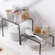 Iron Kitchen Storage Rack Spice Jars Holder Dish Drying Rack Kitchen Organizer