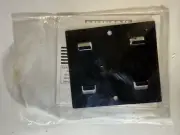 Sega Mega CD steel metal mounting plate for mega drive 2 + REG INSERTS **RARE!**