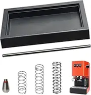 Low Profile Thin Drip Tray & One Single Hole Steam Tip & 6 Bar 9 Bar 12 Bar OPV Spring Modification Kit & Long Stainless Steel Tube, Fit for Gaggia Classic Pro Traditional Espresso Coffee Machine