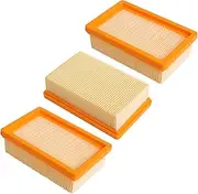 3 Filters for Kärcher WD4 WD5 WD6 MV4 MV5 MV6 Kärcher 2.863-005.0 Vacuum Cleaner