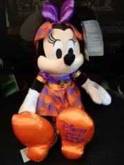 DISNEY STORE HALLOWEEN 2021 MINNIE MOUSE PLUSH, 15 INCHES, NWT