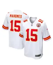 Men's Kansas City Chiefs Patrick Mahomes Nike White Game Jersey size Small
