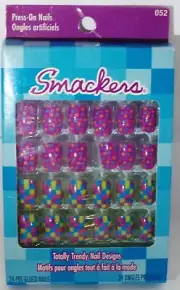 SMACKERS Press On Nails Totally Trendy Nail Designs Polka Dot Multi Color 24ct