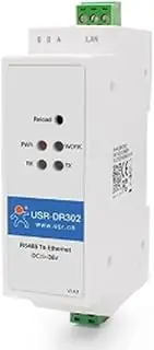 -DR302 Din Rail Serial RS485 to Ethernet TCP IP Server Module Ethernet Converter Modbus RTU to Modbus TCP Unit