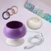 Electric Beads Spinner Speed Beading Bowl for Jewelry Making Clay Beads