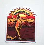JEFFERY'S BAY SOUTH AFRICA Surfing Surf Art Vinyl Die Cut Decals 2.5"x 3"