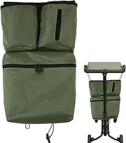 Pram Caddies, Pram Bag - Oxford Fabric Stroller Organiser - Reusable Stroller Caddies with Cup Holder, Stroller Storage for Men or Women