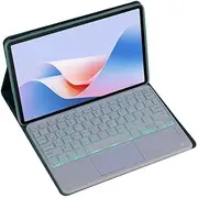 Backlight Keyboard Compatible with Microsoft Surface Pro 11/10/9, [13 inch] Bluetooth Keyboard Protective Stand Cover Shell with Touchpad (Green White Square Key)