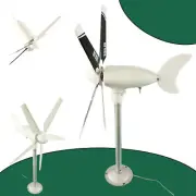 5-Blade 20V 3-Phase Wind Turbine Model Vertical Axis Permanent Magnet Generator