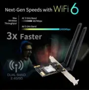 Intel AX200 WiFi 6 PCIe WiFi Card Desktop PCIE Network Bluetooth 5.2 PC Adapter