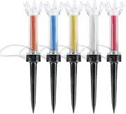 OUKENS Golf Tees, 5Pcs Flexible Magnetic Plastic Golf Tee Training Practice Tool Accessory