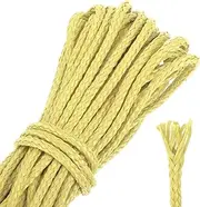uxcell Yellow 1000lb 2.6mm Diameter 30Ft Fishing Line Wind Chime String Kite Line