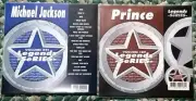 2 CDG LEGENDS KARAOKE DISCS MICHAEL JACKSON & PRINCE 1980'S R&B SOUL OLDIES CD+G