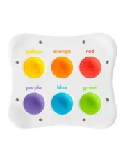 [FAT BRAIN TOY CO.] Dimpl Duo /Baby Shape/Colour Pop Silicone Sensory Toy 1-4y Kids