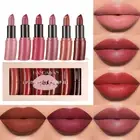 6 Colors Matte Lipstick Set New Upgraded Formula Nude Moisturizer Smooth Lipstic
