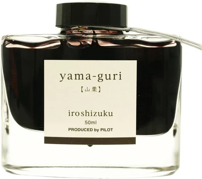 Pilot Iroshizuku Fountain Pen Ink - 50 Ml Bottle - Yama-Guri Wild Chestnut (D...