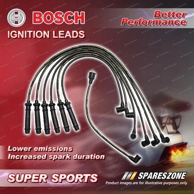Bosch Super Sports Ignition Leads for Nissan Cefiro A31 Skyline R31 2.0 3.0 (for: Nissan)