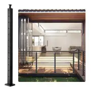 VEVOR Cable Railing Post Level Deck Stair Post 42 x 1.97 x 1.97" Cable Handrail