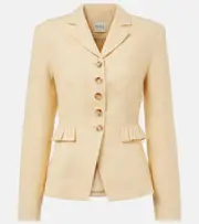 [Posse] Posse Matilda linen jacket UK 8 yellow