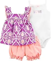 [Carter's] Baby Girls' Diaper Cover Sets 121h123