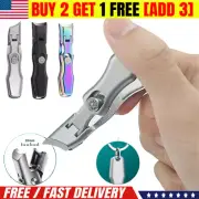 Nail Clipper with Catcher, Heavy Duty Toenail Clippers for Thick Toenails