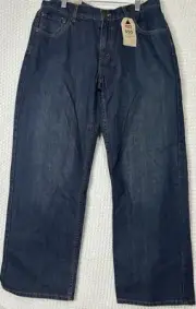 Vintage Levis 550 Husky Jeans,loose Through Thigh Tapered Leg NW, Size 16H 34x28