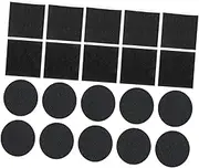 HAWILLOSCH 60Pcs Traceless Self Adhesive Stickers for Sofa Carpet Fixation Practical Double Sided Cushions Black for Mess Living Spaces