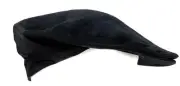 Dolce & Gabbana Men’s Black Textured Linen Flat Cap – Luxury Headwear
